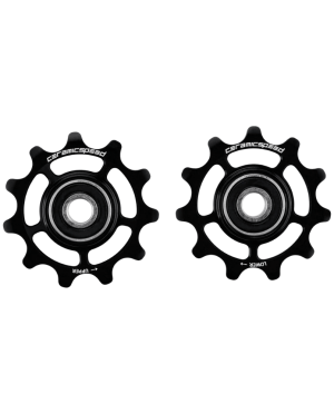 RUEDAS DE POLEA CERAMICSPEED PULLEY WHEEL ALLOY SHIMANO 12S NEGRO