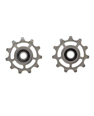 RUEDAS DE POLEA CERAMICSPEED PULLEY WHEEL ALLOY SHIMANO 12S TITANIUM NEGRO