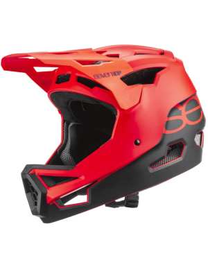 CASCO 7iDP PROJECT 23 ABS FULL FACE HELMET – ROJO / NEGRO